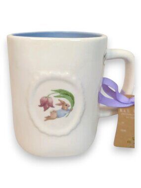 Rae Dunn Bunny Oh Hello Spring Double Sided Mug